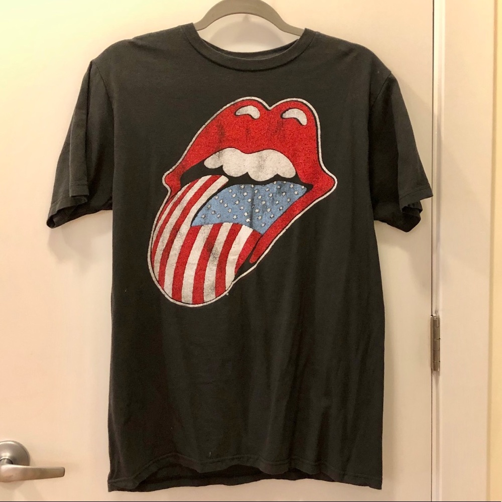 Gray Rolling Stones T-Shirt Size L NWOT